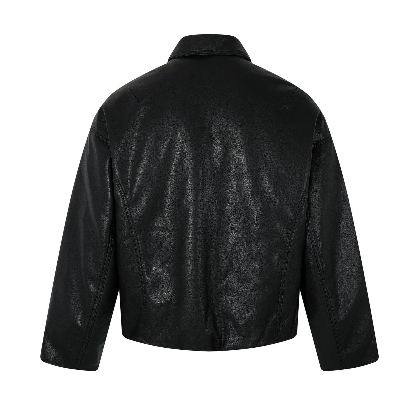 Leather jacket and cotton jacket