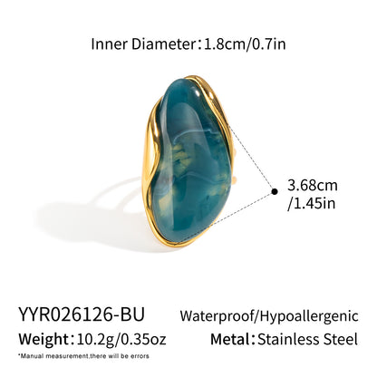 Resin Open-Style Ring for Women