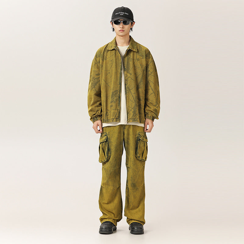 Modemerk Amerikaanse unisex rechte losse micro-uitlopende broek