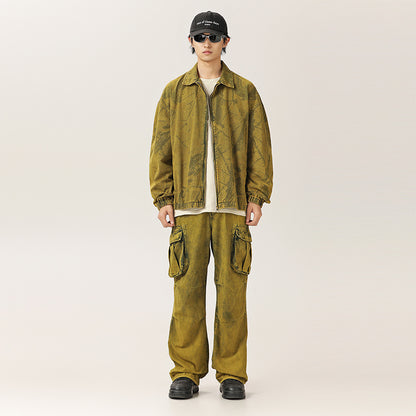 Modemerk Amerikaanse unisex rechte losse micro-uitlopende broek