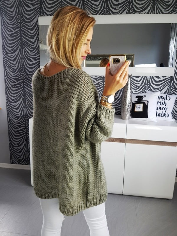 Gebreide oversized cardigan