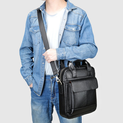 Genuine Cowhide Mens Business Briefcase