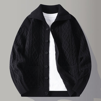 Mens Casual Cardigan Sweater