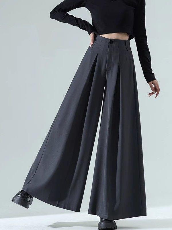 Spring and Autumn Suit Pants Skirt