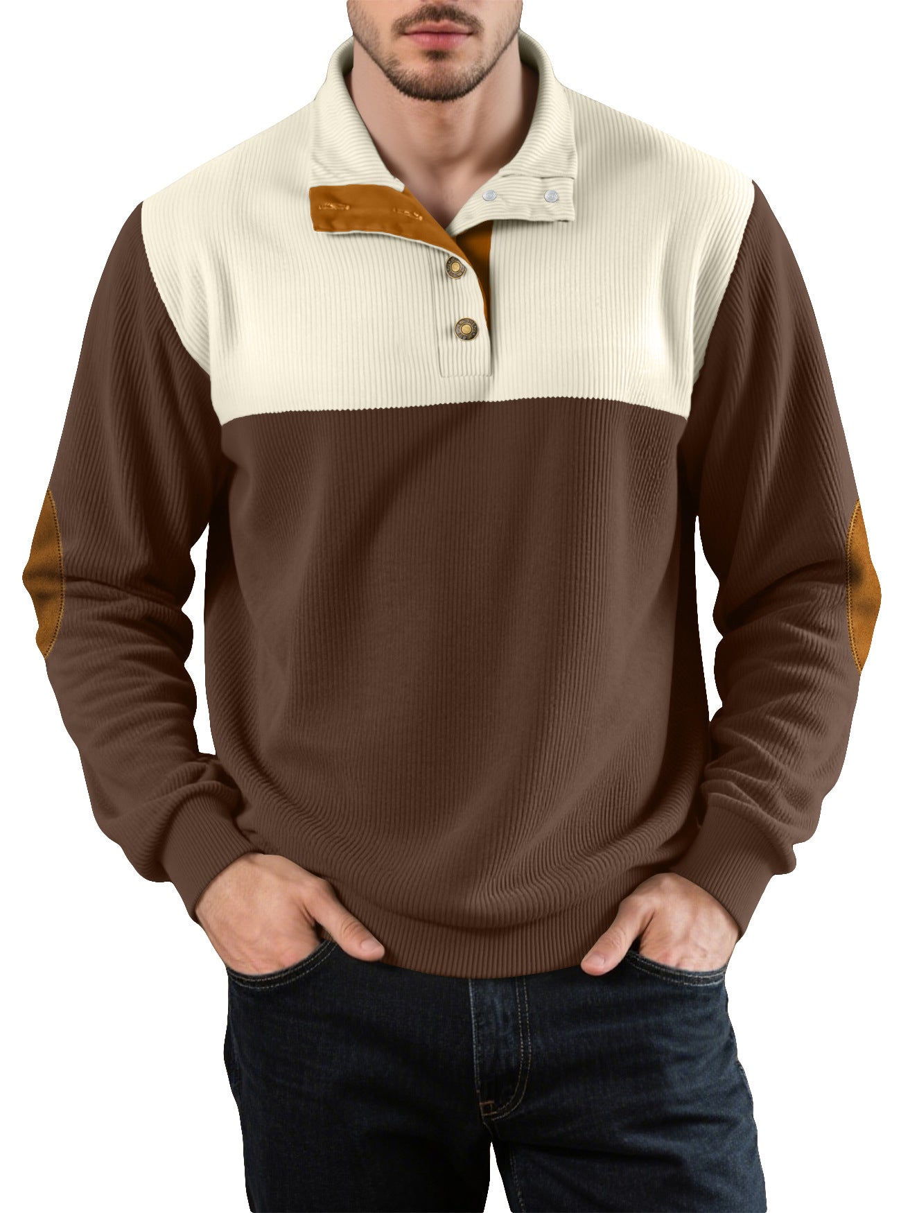 Collar hoodie top