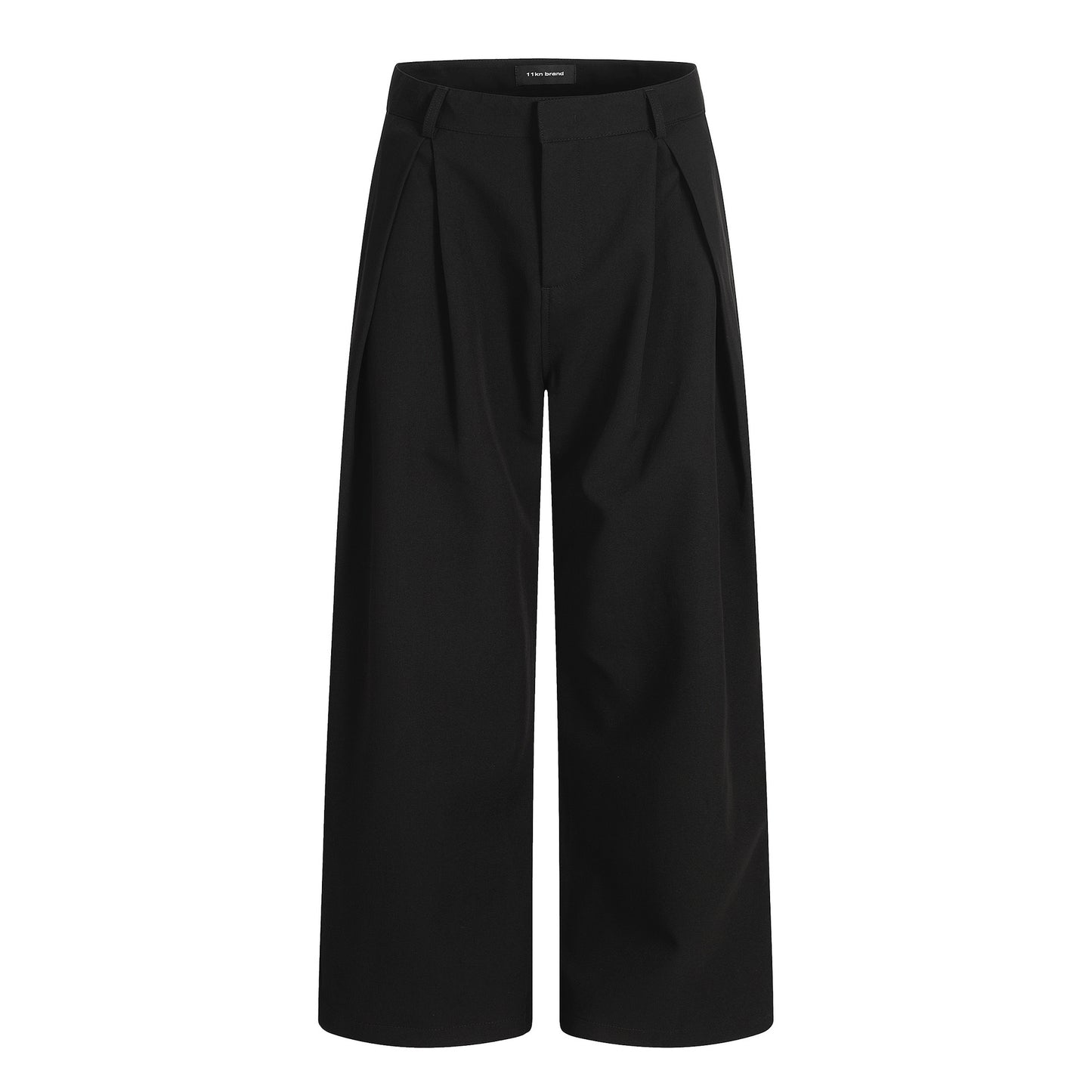 Wide-leg casual trousers
