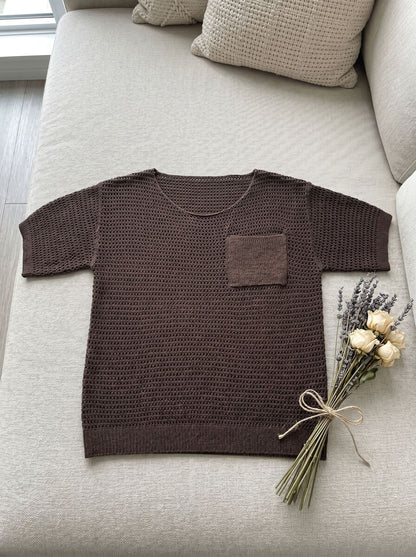 Mens Breathable Knitted Sweater
