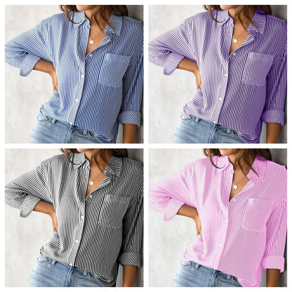 Women's Striped Woven Shirt