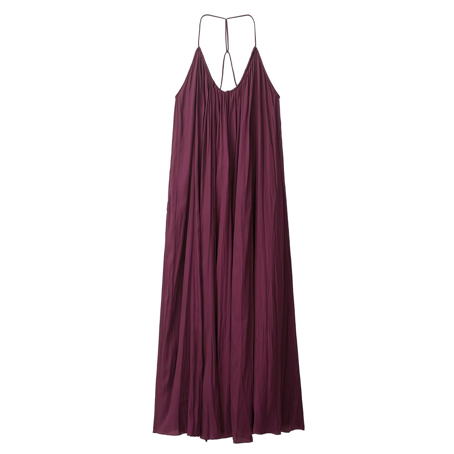 Silk textured long dress