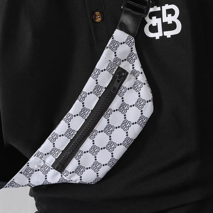 polo shirt short sleeve set,printed three-piece set