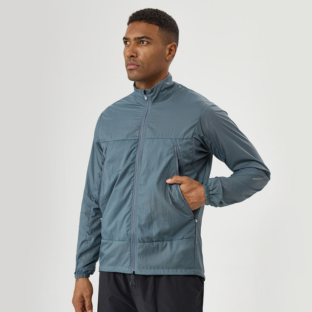 Men's outdoor lightweight breathable sunscreen clothing