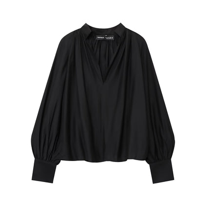 Lantern sleeve shirt top