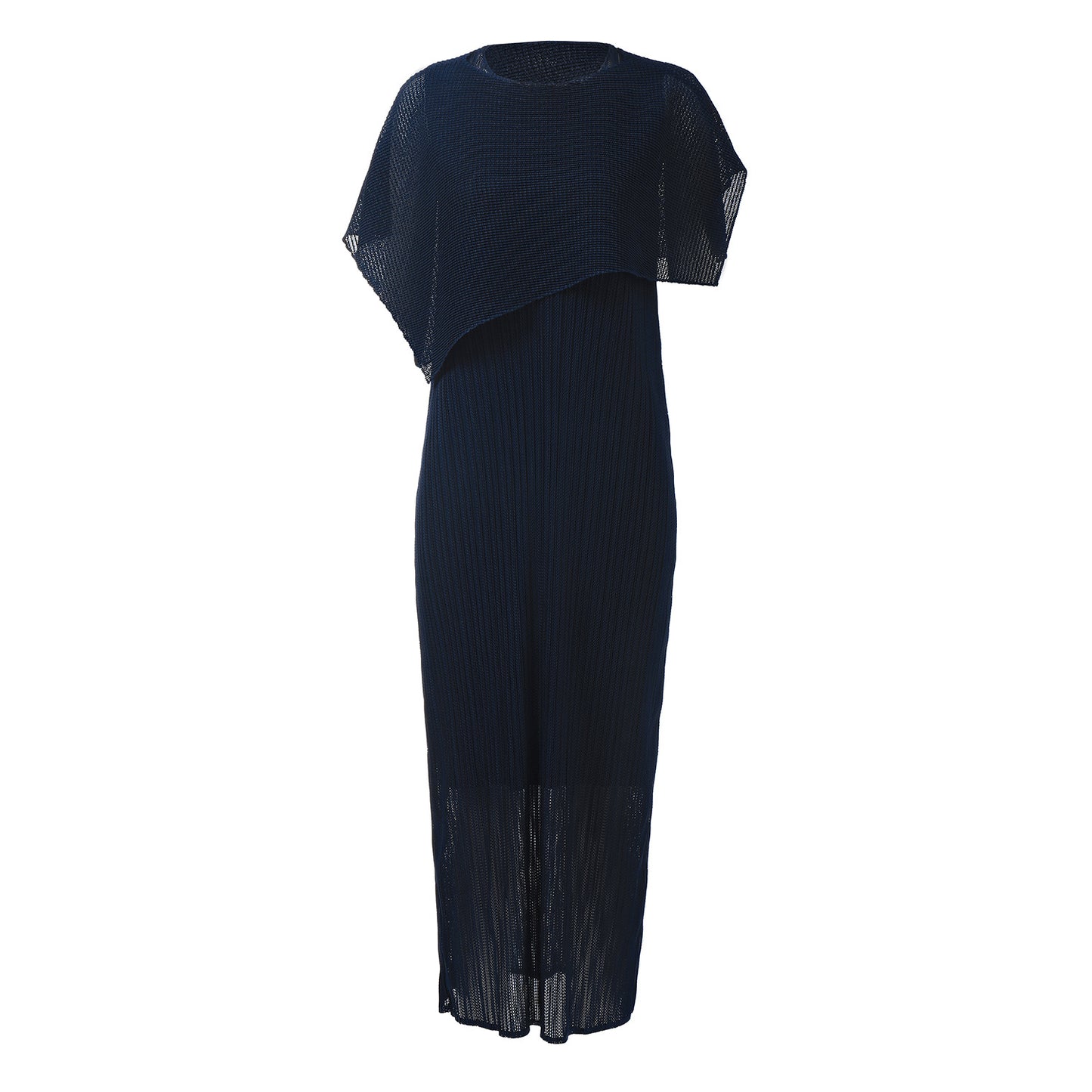 Women's summer French temperament dress seaside holiday wind sun protection cape with vest skirt two-piece set
