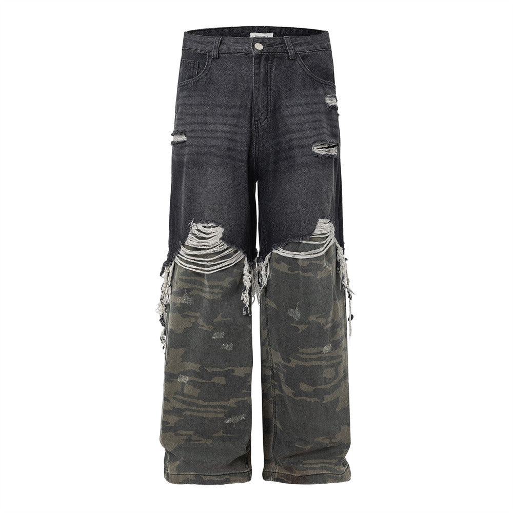 Fake two pairs of jeans