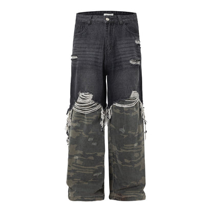 Fake two pairs of jeans