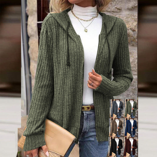 Gestreepte casual sweatvest