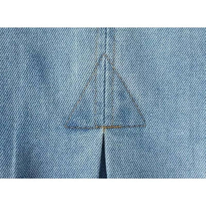Womens Cape Denim Short Coat Loose Fit Lightweight Jacket
