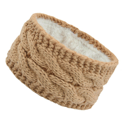 Fluwelen Wol Gebreide Hoofdband