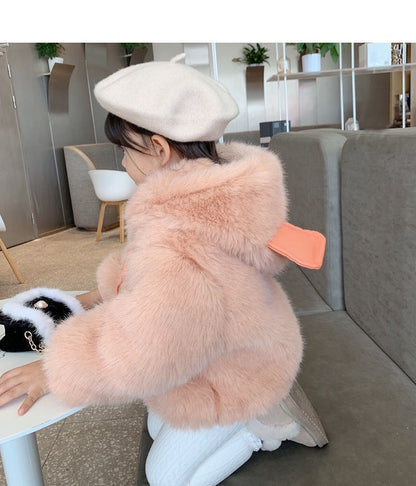 Verdikt kinderjack met capuchon voor meisjes