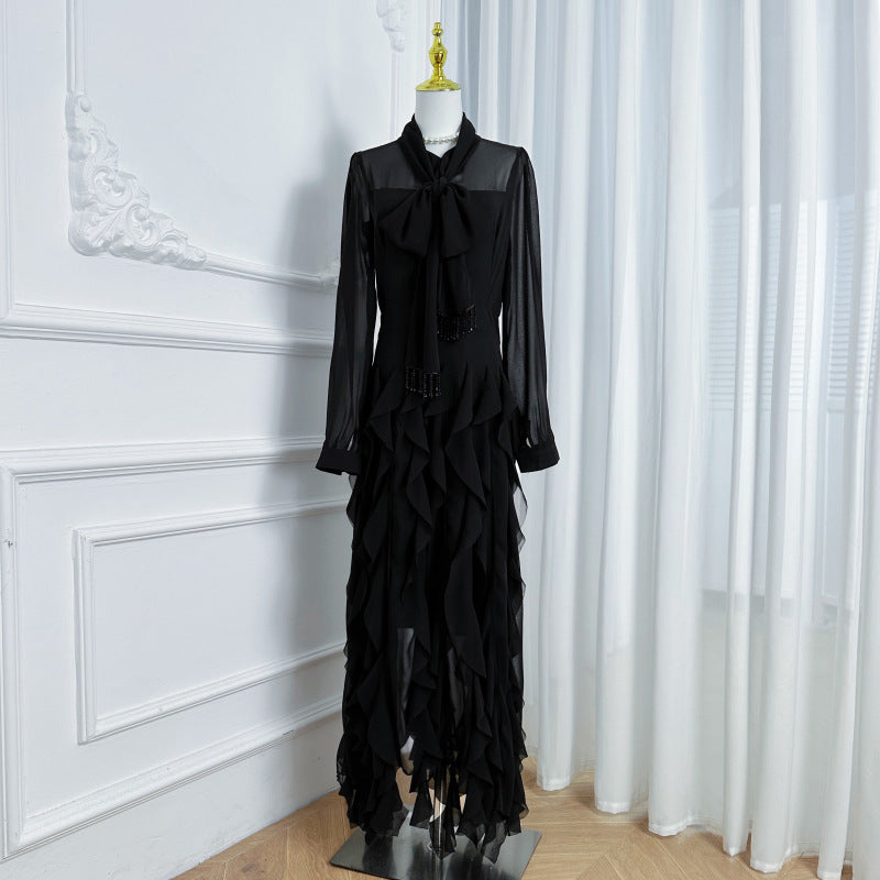 Fringed Elegant Fishtail Skirt