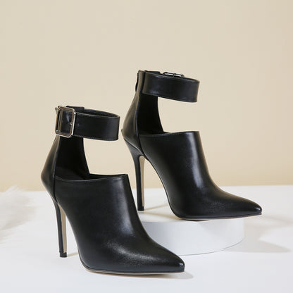 Womens Pointed Toe Stiletto Sandals