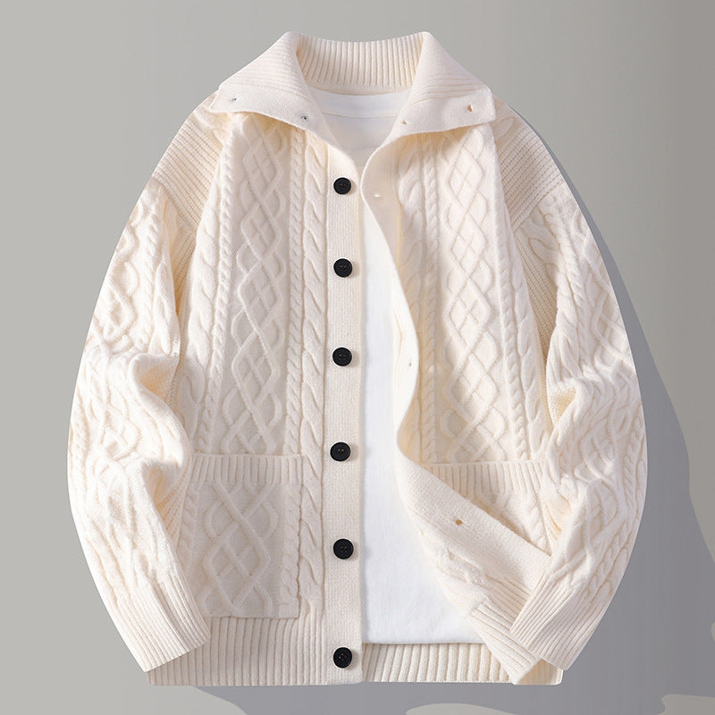 Mens Casual Cardigan Sweater
