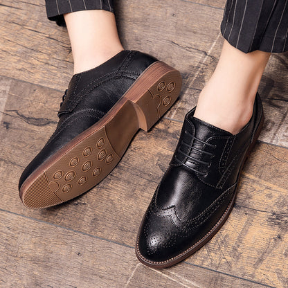Klassieke leren veterschoenen voor heren