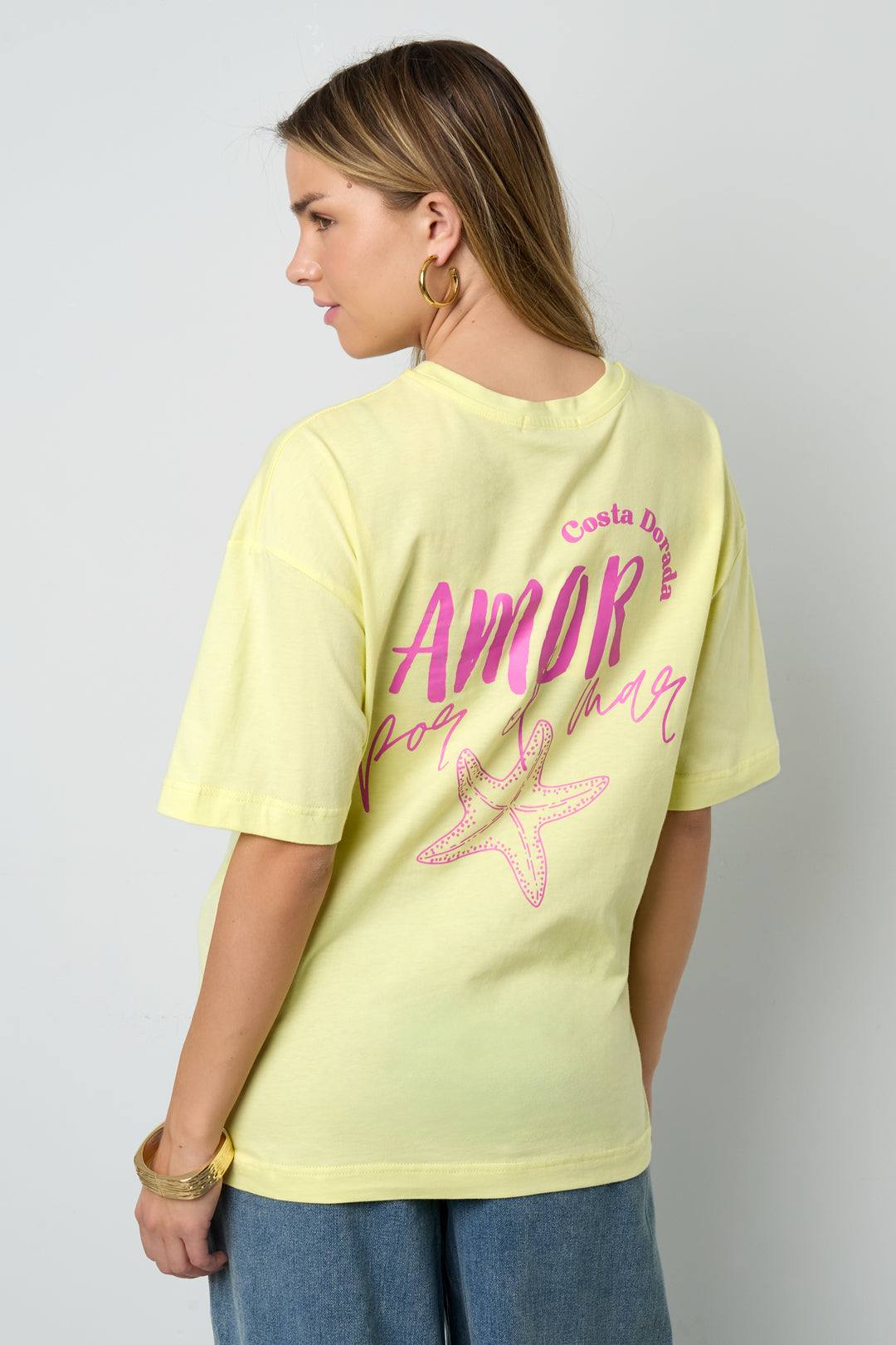 Amor por el mar oversized t-shirt
