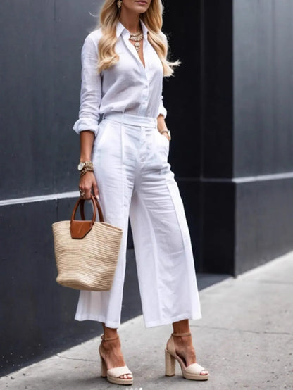 Elegant Women's Casual Suit Set