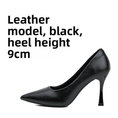 Women's Sheepskin Stiletto High Heels