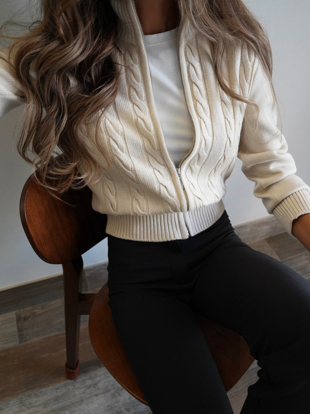 Loose Long Sleeve Textured Sweater