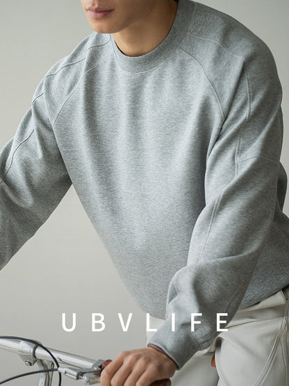 Sweatshirt met ronde hals en lange mouwen