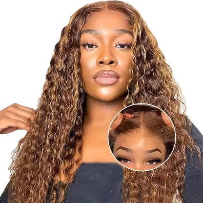 Long Curly Lace Front Synthetic Wig