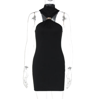 Sleeveless High Waist Bodycon Dress