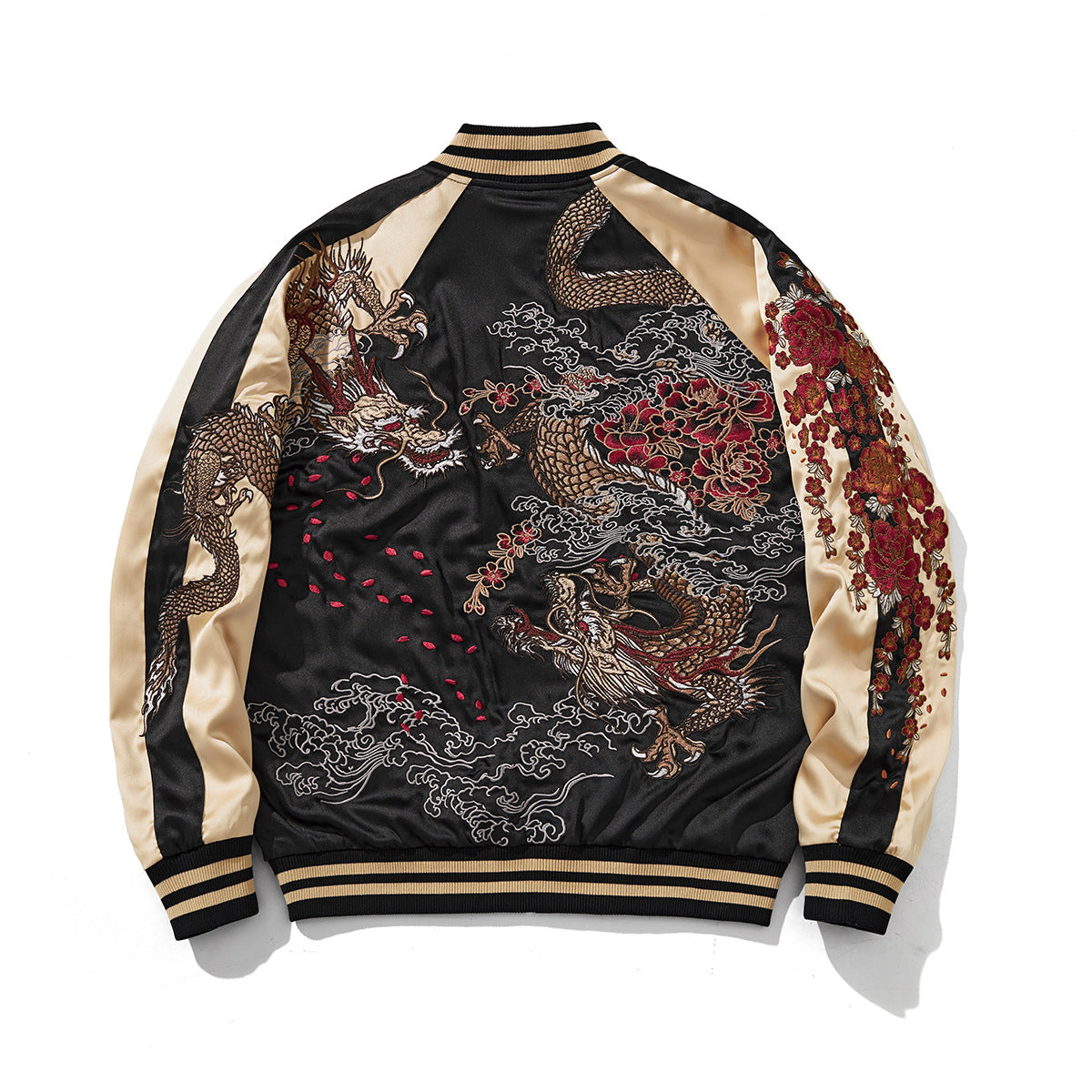 Men's Chinese Style Embroidery Dragon Jacket