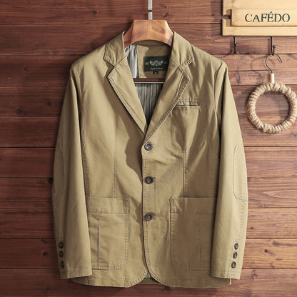 Casual katoenen blazer voor heren
