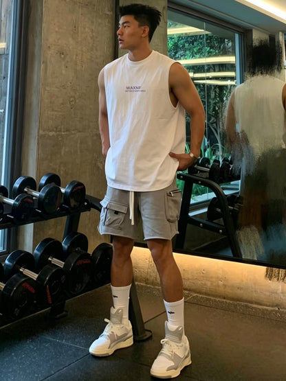 Heavyweight Cotton Men's Sports Vest
