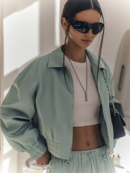 Europese en Amerikaanse korte revers jacket