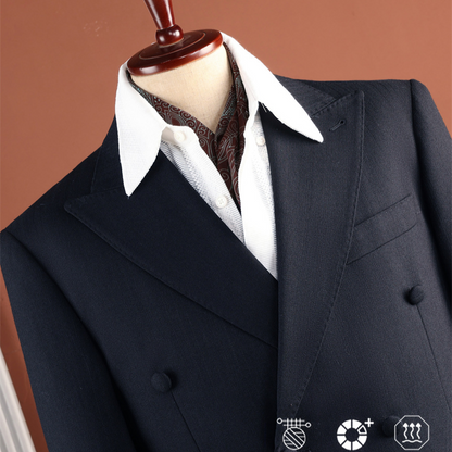 Mens Double Breasted Suit