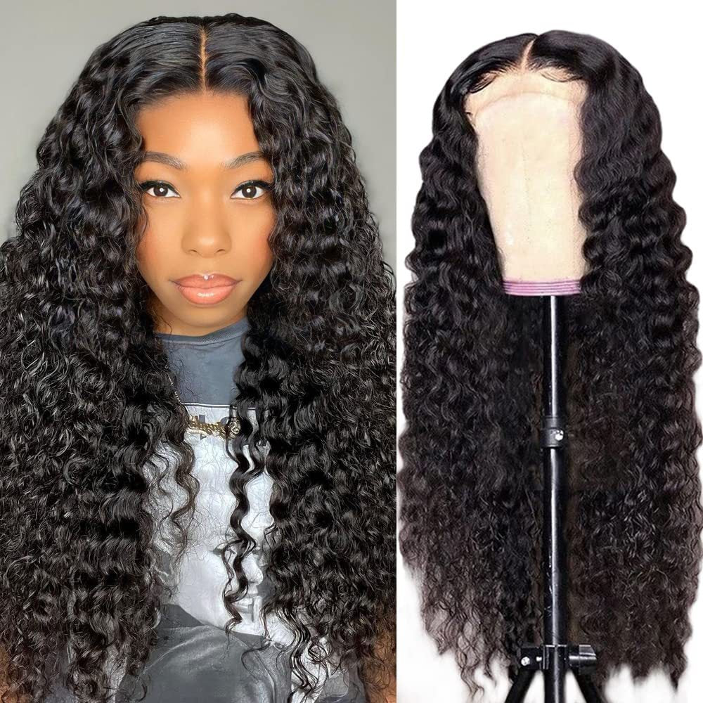 Women's Lace Front Wig Long Curly Hair Natural Wave