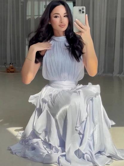 French Elegant Layered Cake Dress