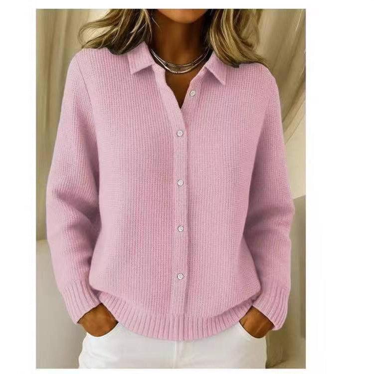 Button Front Knit Cardigan