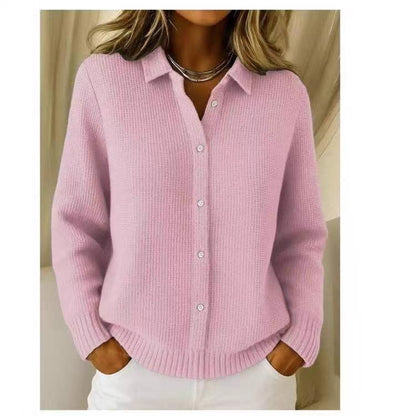 Button Front Knit Cardigan