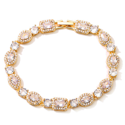 Elegant Pearl and Zircon Bracelet for Women