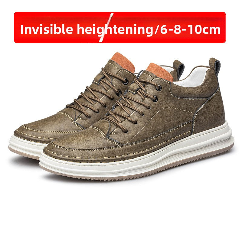 Men's Invisible Height Increasing Casual Sneakers Thick Sole Shoes