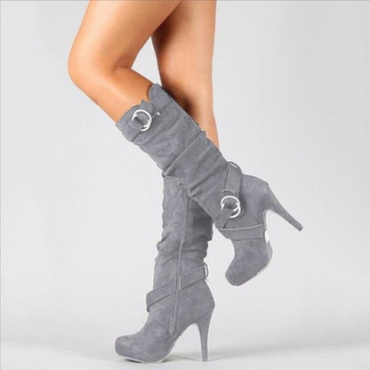Women's suede boots