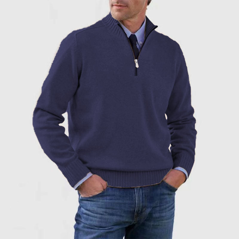 Mens Acrylic Knit Pullover Sweater