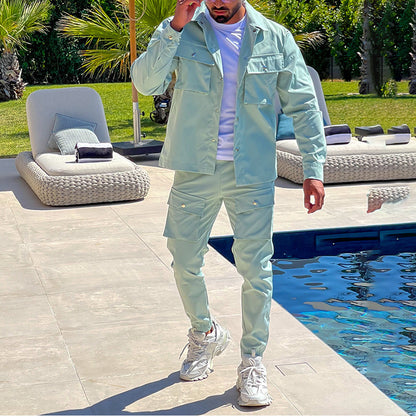 Casual cargobroek heren set