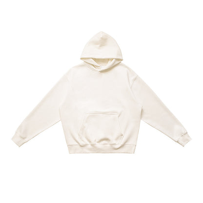 Thick-fabric hooded sweatshirt
