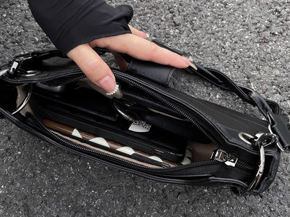 Nicheontwerp met hoogwaardige textuur baguettetas in westerse stijl